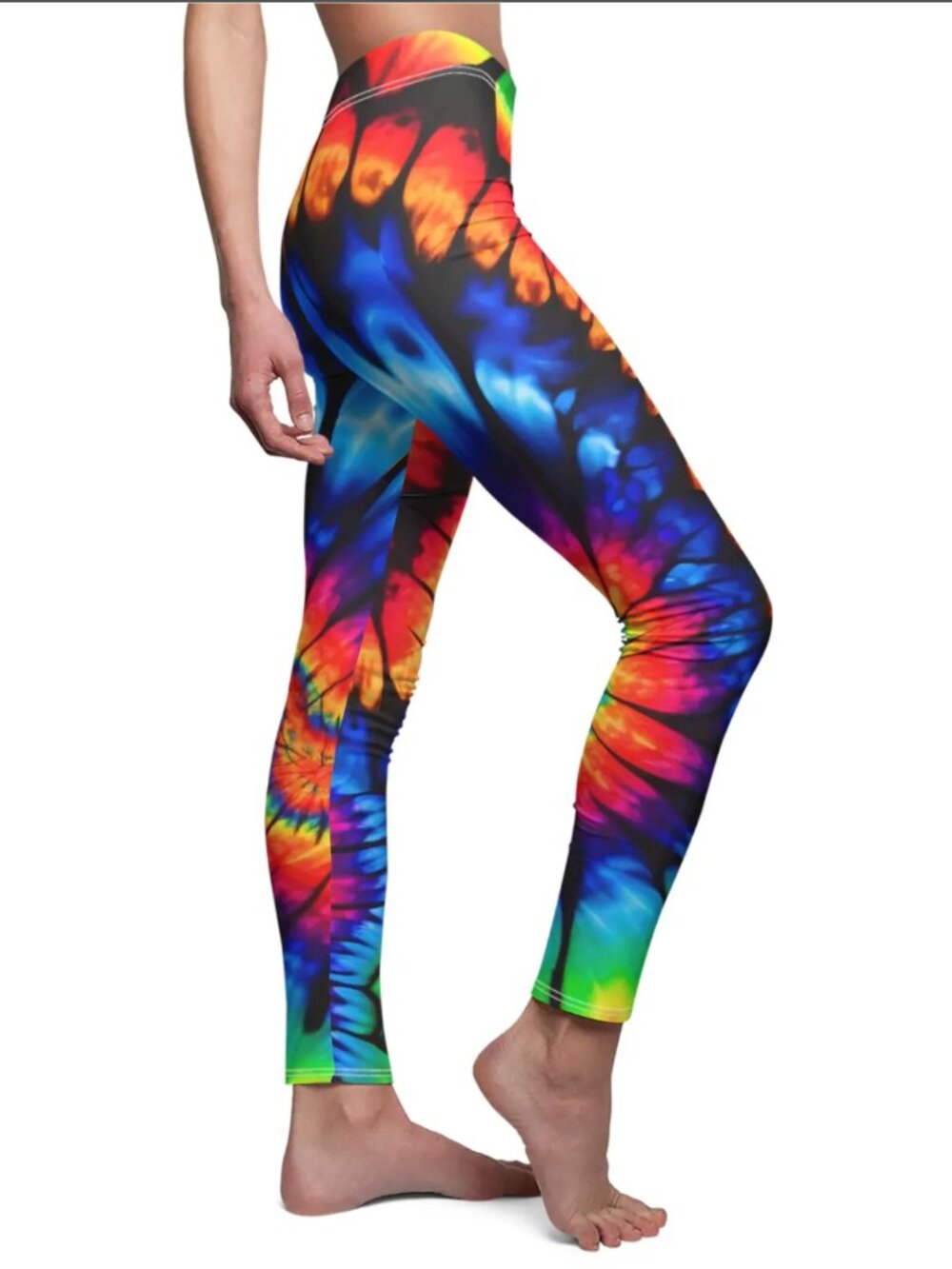 Conceptual Subculture Butterfly Tie Dye Leggings XL Trippy Festival Rave Art EDM